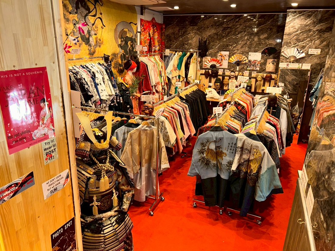 Inside the shop